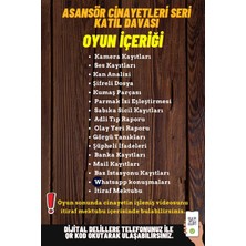 Gamebulance Cinayet Çözme / Dedektif Oyunu / Katil Kim / Suçlu Kim / Seri Katil Asansör Cinayetleri Davası