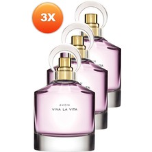 Avon Viva La Vita Kadın Parfüm Edp 50 ml 3'lü Set