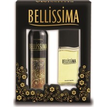 Bellisima Bellisima Edt 60 ml Parfüm 150ML Deodorant Kadın Parfüm Seti 869058601557811