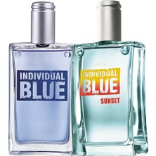 Avon Individual Blue ve Individual Blue Sunset Erkek Parfüm Paketi 100 ml