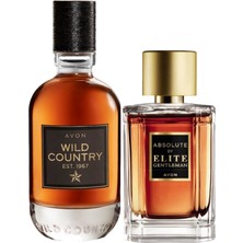 Avon Wild Country ve Absolute By Elite Gentleman Erkek Parfüm Paketi