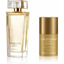 Oriflame Giordani Gold Original Edp 50 ml Kadın Parfümü + 50 ml Rollon Deodorant Set 875632492