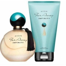Avon Far Away Infinity Edp 50 ml Kadın Parfümü + 150 ml Far Away Infinity Vücut Losyonu