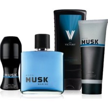 Avon Musk Marine Edt 75 ml Erkek Parfüm Seti