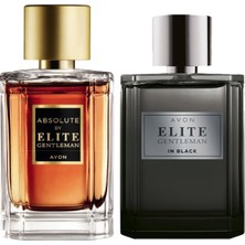 Avon Elite Gentleman In Black ve Absolute By Elite Gentleman Edt 75 ml Erkek Parfüm 8681298004677