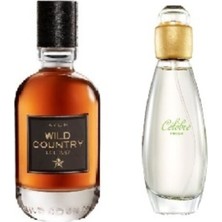 Avon Wild Country Edt 75 ml Erkek Parfüm Celebre Fresh Edt 50 ml Kadın Parfümü