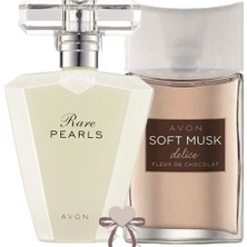 Avon Rare Pearls Kadın Edp 50ML- Soft Musk Delice Kadın Parfüm Edt 50ML