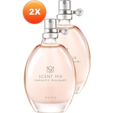 Avon Scent Mix Romantic Bouquet Kadın Parfüm Edt 30 ml 2'li Set