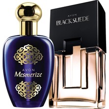 Avon Black Suede Erkek Parfüm ve Mesmerize Kadın Parfüm Paketi