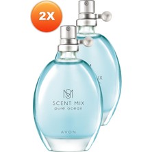Avon Scent Mix Pure Ocean Kadın Parfüm Edt 30 ml 2'li Set