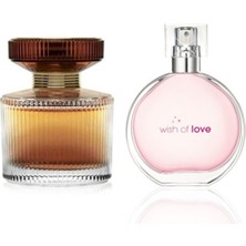 Avon Amber Elixir Edt 50 ml ve Wish Of Love Edt 50 ml Kadın Parfüm Seti