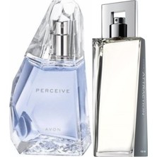 Avon Perceive 50 ml Kadın Edp+ Attraction 75 ml Erkek Edt