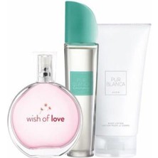 Avon Wish Of Love Edt-Pur Blanca Harmony Edt-Pur Blanca Losyon 150ML