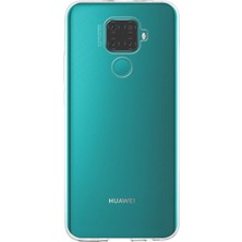 Case World Caseworld Huawei Mate 30 Lite Kapak 1mm Şeffaf Silikon Kılıf