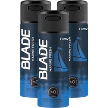 Blade Marine Fresh Deodorant 150ml*3 Adet