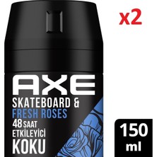 Axe Erkek Deodorant Skateboard 150 Ml X2 (Ikili)
