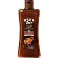 Hawaiian Tropic Tanning Oil Yoğun Bronzlaştırıcı Yağ Faktörsüz 200 ml