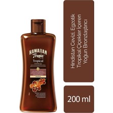 Hawaiian Tropic Tanning Oil Yoğun Bronzlaştırıcı Yağ Faktörsüz 200 ml