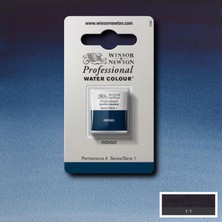 Winsor & Newton Professional Sulu Boya Yarım Tablet Indigo 322 S.1