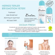 Emotion Ocean Fresh 3'Lü Kadın Deodorant 150 Ml X 3