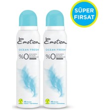 Emotion Ocean Fresh 2'Li Kadın Deodorant 2x150ml
