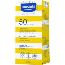 Mustela Very High Protection Spf 50 Güneş Kremi 100 ml Yenidoğandan Itibaren Tüm Aile Için