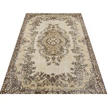 Sempati Halı Eşsiz Güzelliğe Sahip Vintage El Dokuma Halı 118x199 Cm 9814