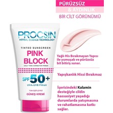 Procsin Pink Block Aydınlatıcı SPF50+ Güneş Kremi 50 ml