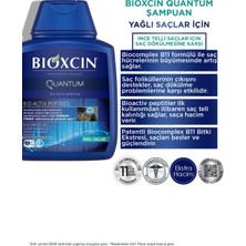 Bioxcin Quantum Şampuan 3 Al 2 Öde Yağlı Saçlar Için 3x300 Ml - Ince Telli Saçlar Için Dökülme Şamp