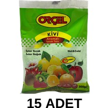 Orçel Kivi Aromalı Içecek Tozu Oralet Çay 300GR.X 15 Adet