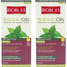 Bioblas Botanic Oils Şampuan Isırgan Yağı Ince Telli & Zayıf Saçlar Için Şampuan 360 Ml X 2 Adet