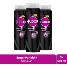 Elidor Superblend Saç Bakım Şampuanı Esmer Parlaklık E Vitamini Chia Tohumu Yağı Melanin 500 Ml X3