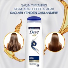 Dove Saç Bakım Şampuanı Yoğun Onarıcı Yıpranmış Saçlar Için 400 Ml X3