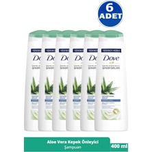 Dove Aloe Vera Kepek Şampuan 400 Ml 6 Adet Dove Aloe Vera 400