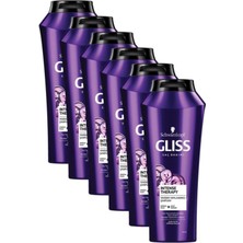 Gliss Intense Therapy Yeniden Yapılandırıcı Şampuan 500 Ml 6'Lı