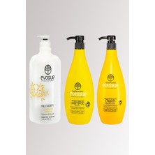 Evoque Non-Ammonıa Seri Arıncıdırcı Şampuan Saç Kremi Milk Therapy Sülfatsız Krem 1000ml