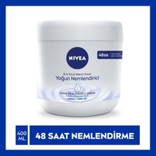 Nivea Yoğun Nemlendirici El & Vücut Bakım Kremi 400ML, Normal/kuru Ciltler 48 Saat Nemlendirme