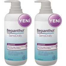 Bepanthol Sensidaily Pompalı Vücut Kremi 400 ml 2 Adet