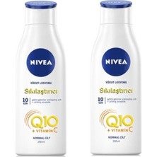 Nivea Q10 Esneklik Kırışık Sıkılaştırıcı Vücut Losyonu 2 Li Paket 250+250 ml