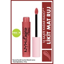 Nyx Likit Mat Ruj - Lip Lingerie Xxl Matte Liquid Lipstick Xxpose Me