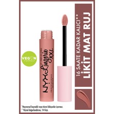 Nyx Likit Mat Ruj - Lip Lingerie Xxl Matte Liquid Lipstick Undressed