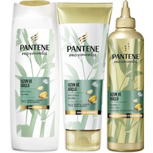 Pantene Miracles Bambu & Biotin Uzun Ve Güçlü Saç Bakım Seti (Şampuan + Saç Kremi + Şekillendirici)