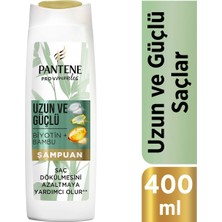 Pantene Uzun Ve Güçlü Şampuan, Bambu Ve Biyotinli, 400ml