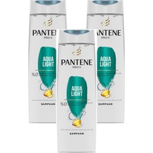 Pantene Pro-V Aqualight Şampuan 400 Ml 3 Adet