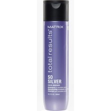 Matrix Total Results So Silver Gri, Platin Ve Beyaz Saçlar Için Renk Koruyucu Mor Şampuan 300 Ml
