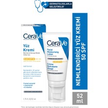 Cerave SPF50+ Güneş Korumalı Nemlendirici Yüz Kremi