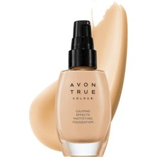 Avon Calming Effects Mat Görünüm Veren Fondöten 30 Ml. Nude