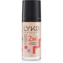 Lykd 2 In 1 Fondöten 136 Warm Sand