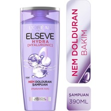 Elseve Hydra [Hyaluronic] Nem Dolduran Şampuan 390 Ml 3'Lü Set