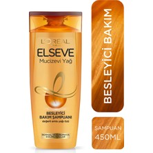 Elseve Mucizevi Yağ Bakım Şampuan 450ml & Saç Kremi 360 Ml & Yıpranmış Saçlar Için Saç Bakım Yağı